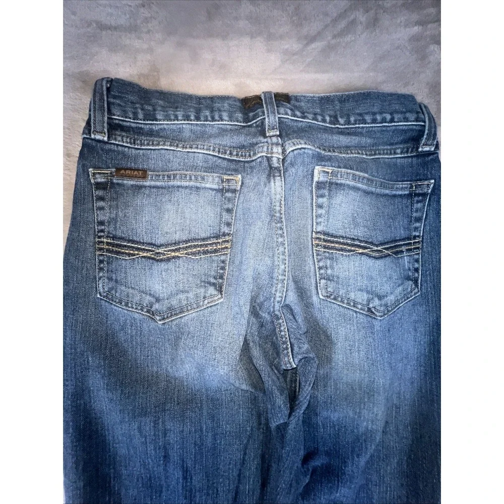 Ariat M4 Relaxed Straight Leg Jeans Men Size 30x36 Workwear Western Denim Cowboy